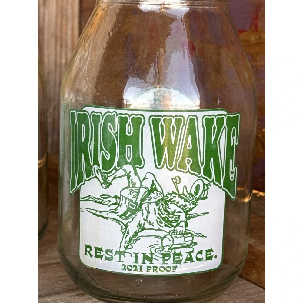 McGuire's Irish Pub Beer Glass ‎ MASON JAR 